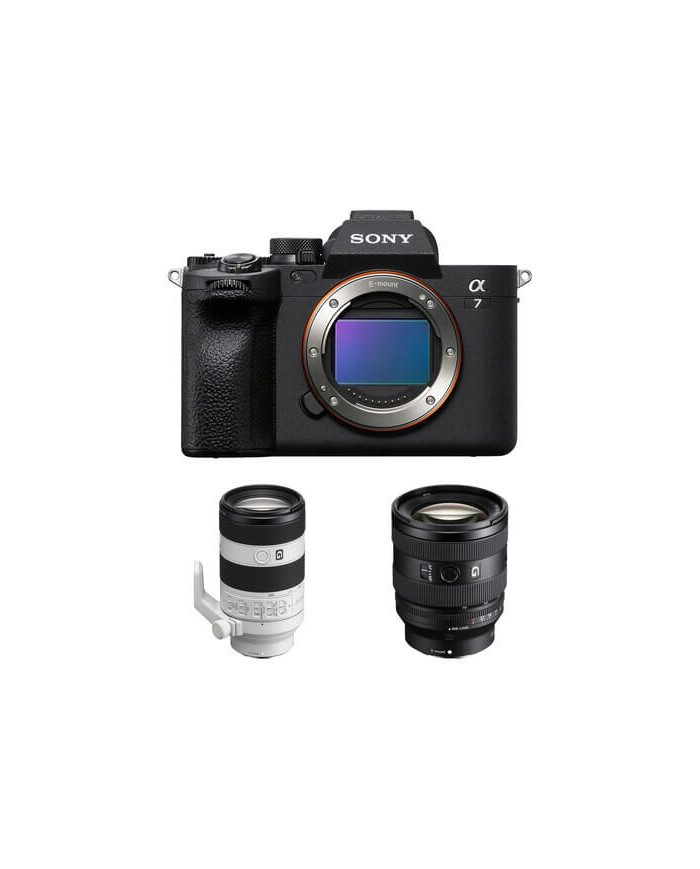 SONY A7 IV + 20-70MM AND 70-200MM CÁMARA MIRRORLESS