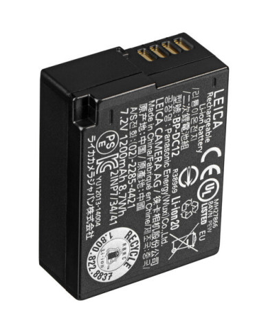 LEICA BP-DC 12 BATERÍA Q CL V-LUX (7.2V, 1200MAH)
