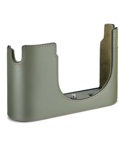 LEICA MEDIO ESTUCHE Q3 (CUERO, VERDE OLIVA)
