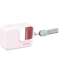GOPRO FUNDA + CORREA ROSA