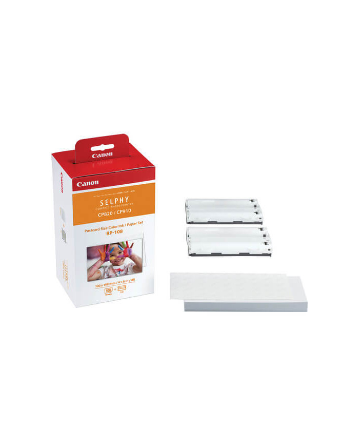 CANON RP-108 COLOR INK/PAPER SET PARA SELPHY CP910