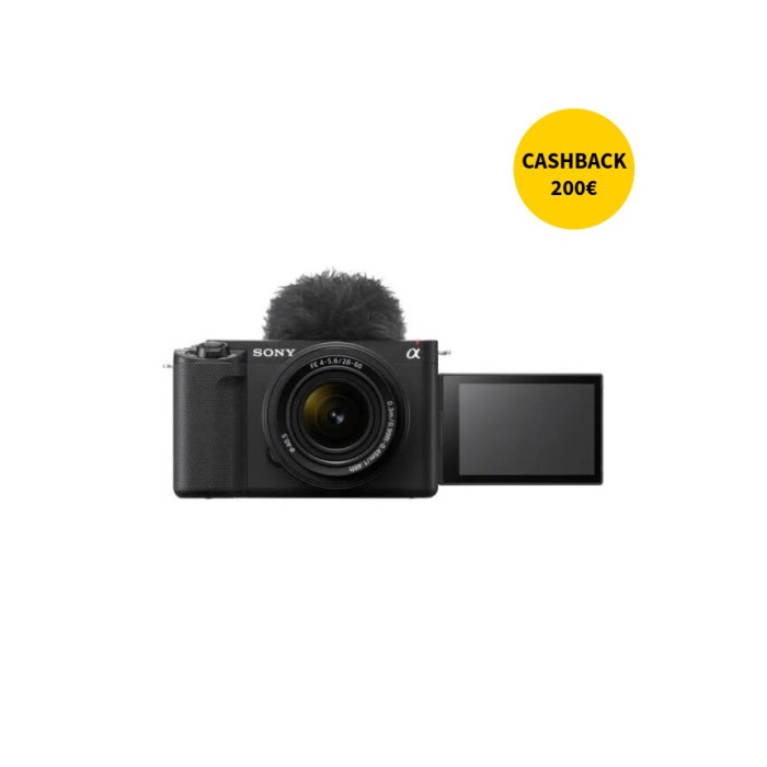 SONY ZV-E1 + 28-60mm NEGRO CÁMARA MIRRORLESS SONY ZV-E1 + 28-60mm NEGRO CÁMARA MIRRORLESS