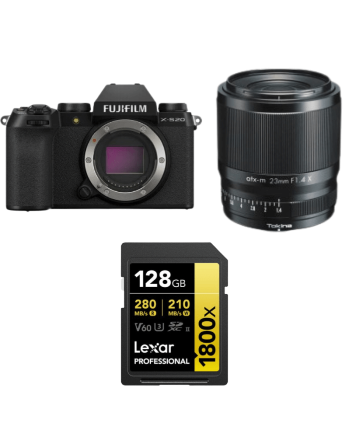 FUJIFILM X-S20 + TOKINA ATX-M 23mm f1.4 + LEXAR SD 128GB