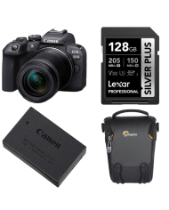 CANON EOS R10 + 18-150MM + LEXAR SD 128GB SILVER + CANON LP-E17 BATERÍA + LOWEPRO TLZ30 III