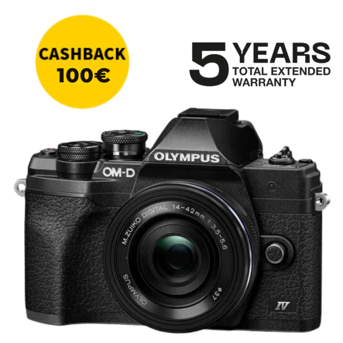 Olympus E-M10 Mark IV + 14-42mm EZ Negro | FotoCineColor