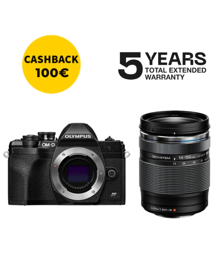 OLYMPUS E-M10 MARK IV + 14-150MM NEGRA