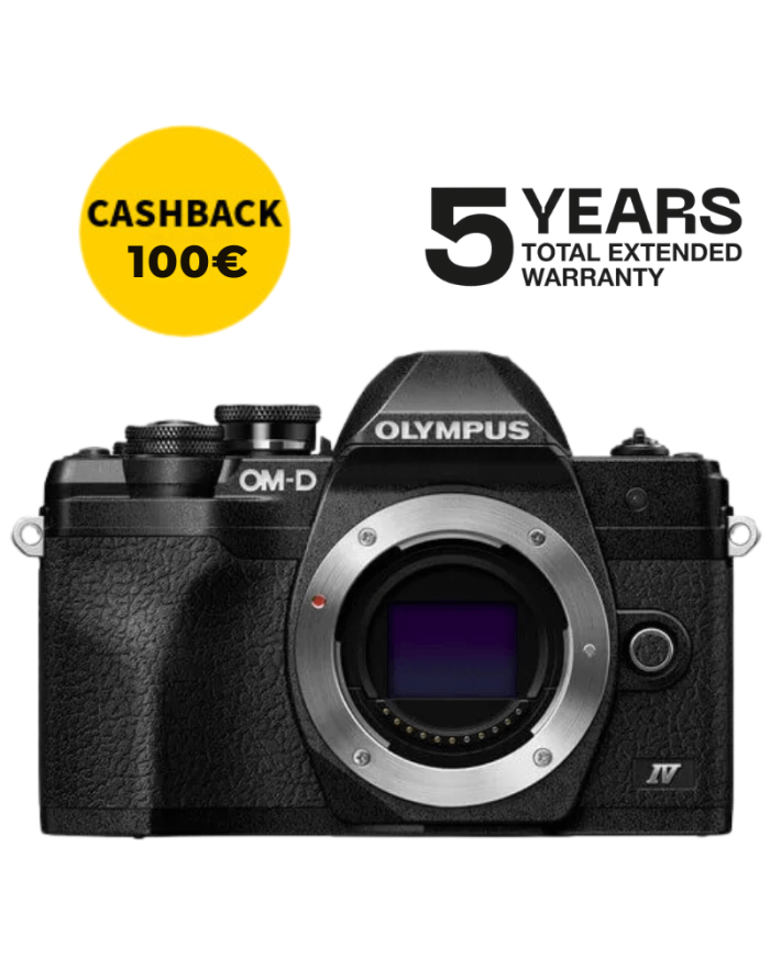 Olympus E-M10 Mark IV Cuerpo Negro | FotoCineColor