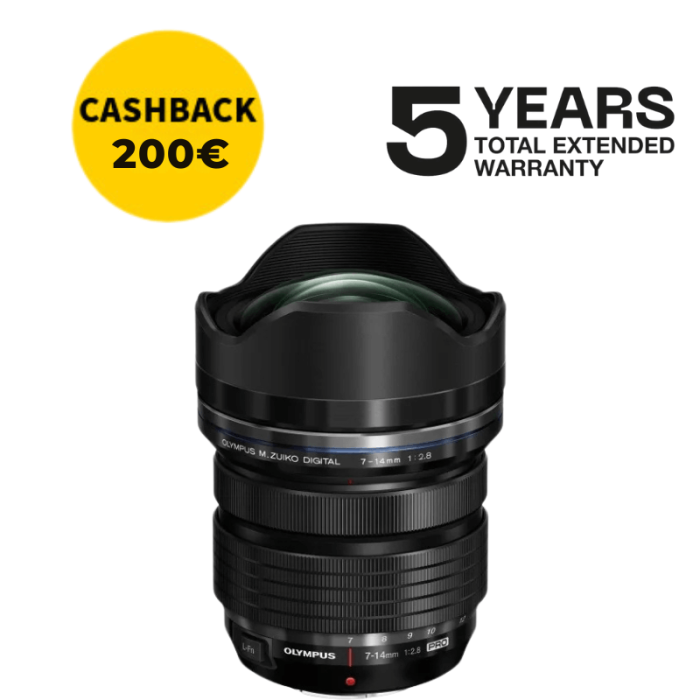 OLYMPUS ZUIKO ED 7‑14MM F2.8 PRO