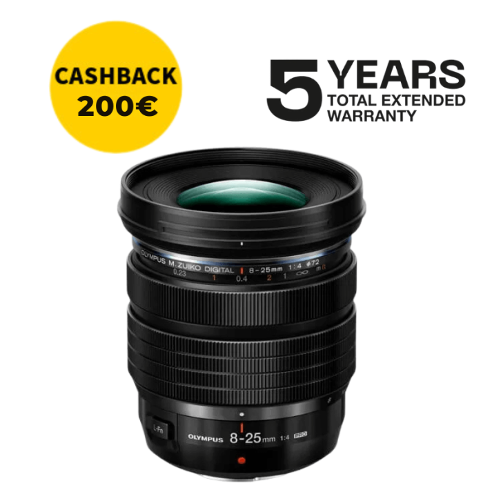 OLYMPUS ZUIKO ED 8-25mm f4 PRO