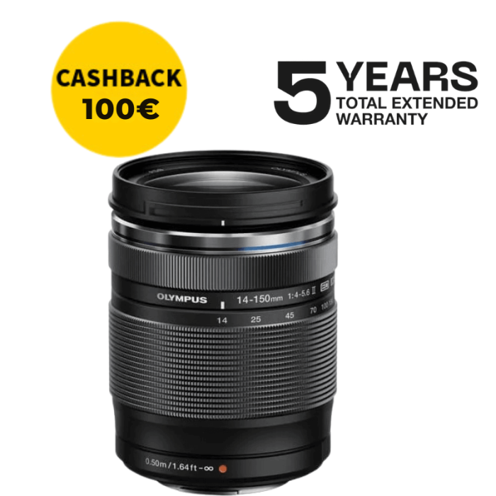 OLYMPUS ZUIKO ED 14-150mm f4-5.6 II NEGRO