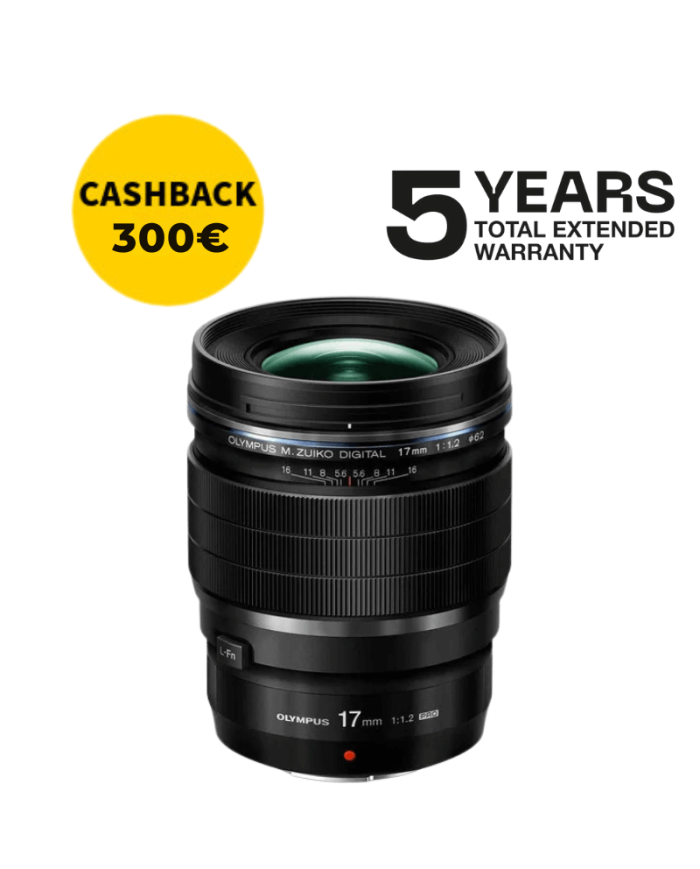 OLYMPUS ZUIKO ED 17mm f1.2 PRO