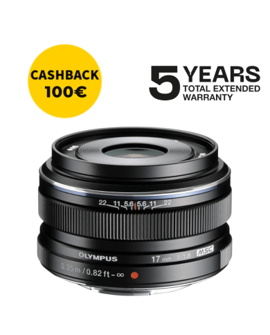 OLYMPUS ZUIKO ED 17mm f1.8 NEGRO