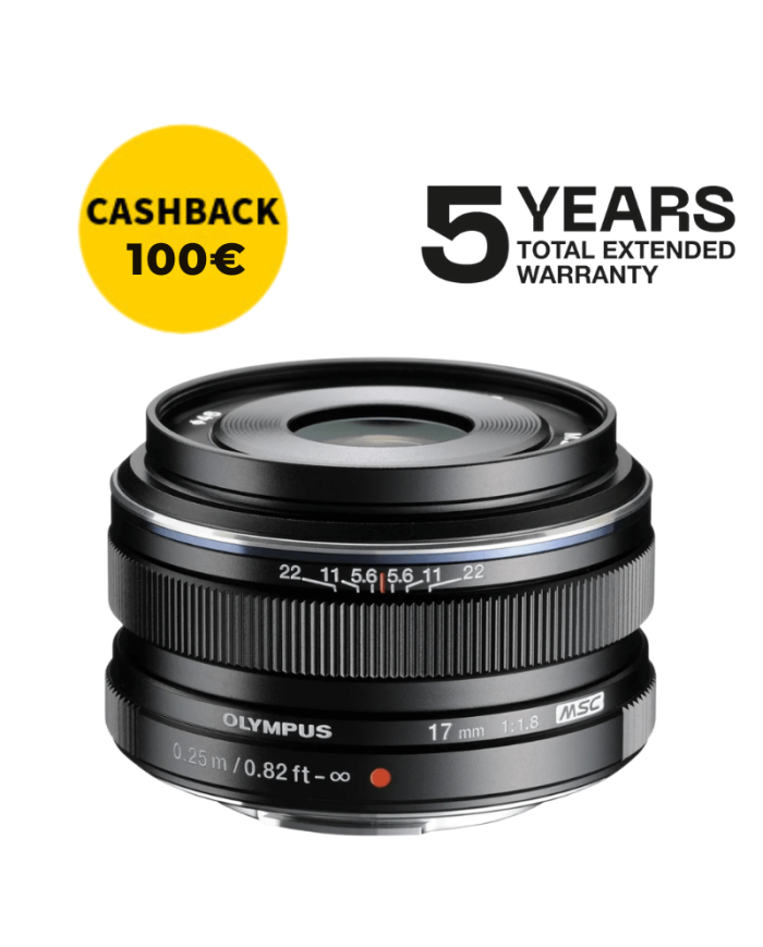 OLYMPUS ZUIKO ED 17mm f1.8 II NEGRO