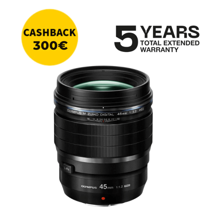 OLYMPUS ZUIKO ED 45mm f1.2 PRO