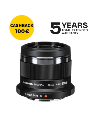 OLYMPUS ZUIKO ED 45mm f1.8 NEGRO