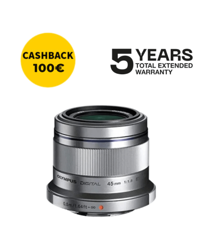 OLYMPUS ZUIKO ED 45mm f1.8 PLATA