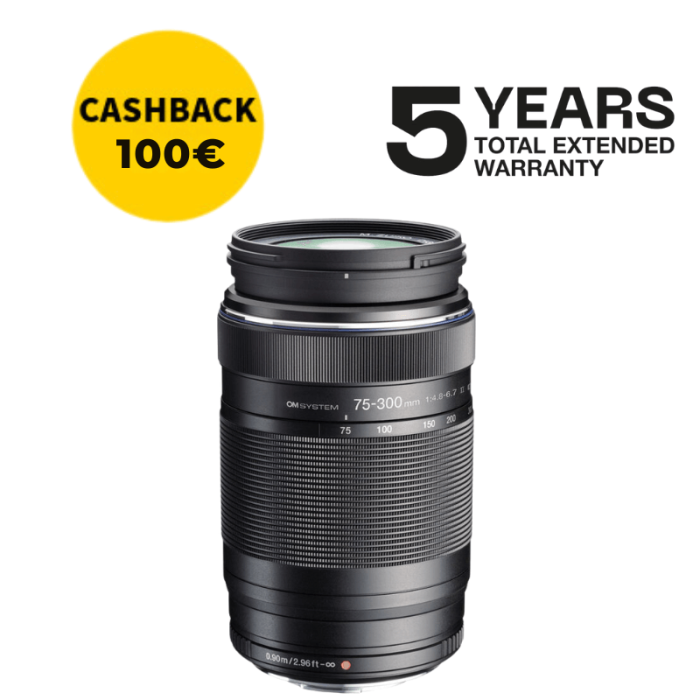 OLYMPUS ZUIKO ED 75‑300mm f4.8‑6.7 II