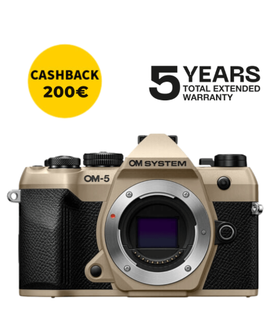 OM SYSTEM OM-5 MARK II CÁMARA MIRRORLESS (ARENA BEIGE)