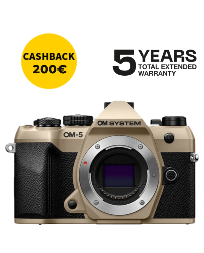 OM SYSTEM OM-5 MARK II CÁMARA MIRRORLESS (ARENA BEIGE)