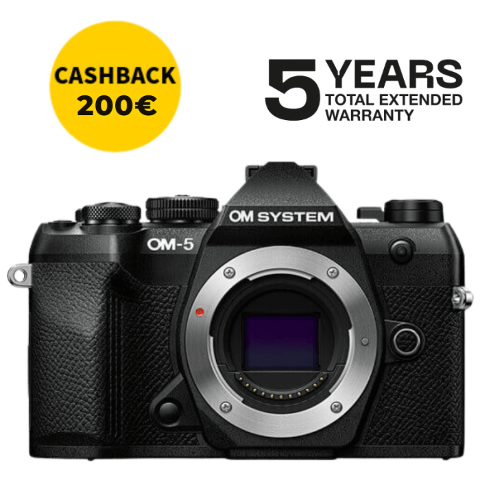 OM SYSTEM OM-5 MARK II CÁMARA MIRRORLESS (NEGRA)