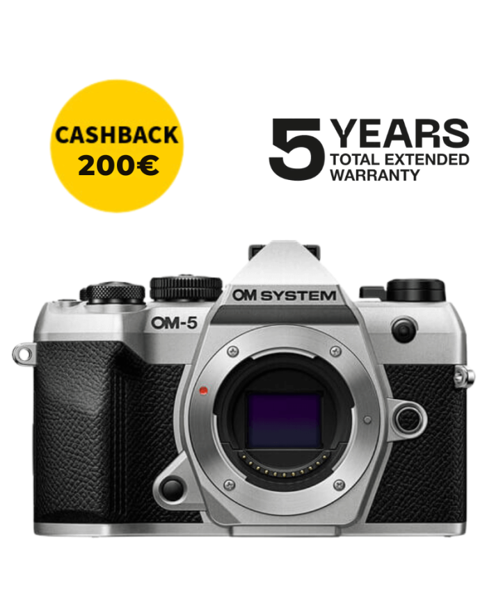 OM SYSTEM OM-5 MARK II CÁMARA MIRRORLESS (PLATA)