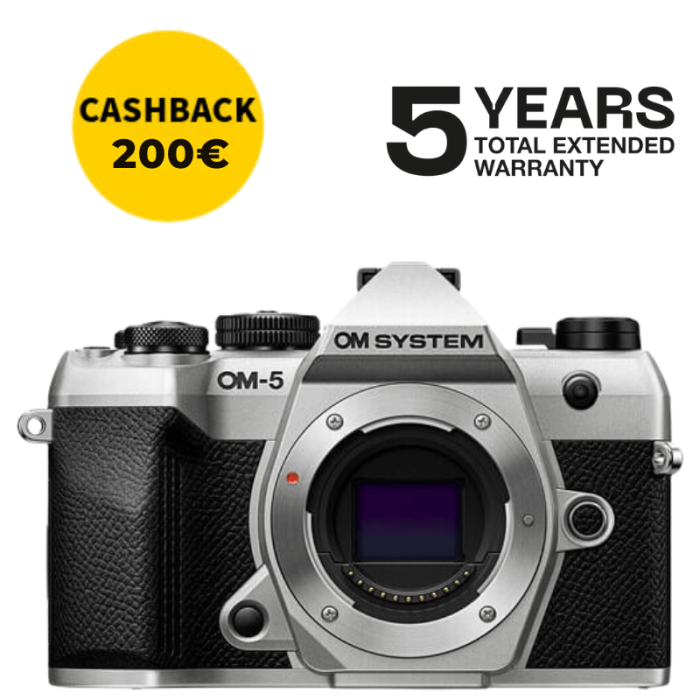 OM SYSTEM OM-5 MARK II CÁMARA MIRRORLESS (PLATA)