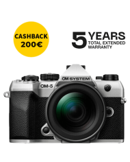 OM SYSTEM OM-5 MARK II CÁMARA MIRRORLESS CON 12-45 MM F/4 (PLATA)