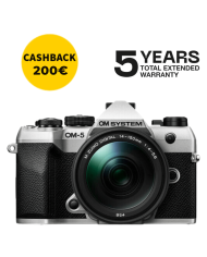 OM SYSTEM OM-5 MARK II CÁMARA MIRRORLESS CON 14-150 MM F/4-5,6 II (PLATA)