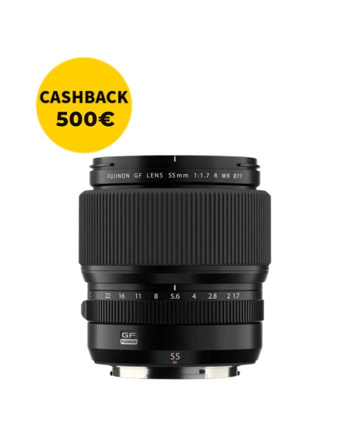 FUJINON GF 55mm f1.7 R WR