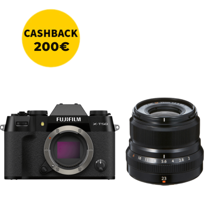 FUJIFILM X-T50 + XF 23mm f2 (NEGRO)