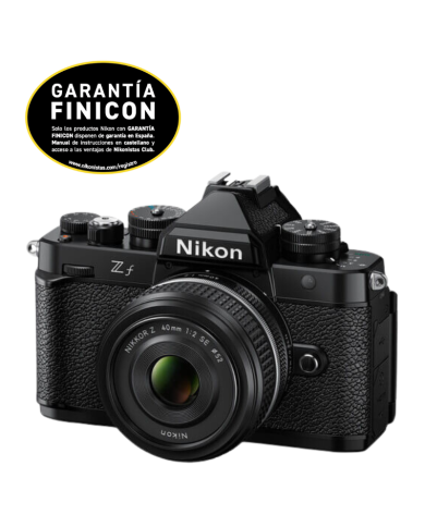 NIKON ZF + 40MM CÁMARA MIRRORLESS (NEGRO)