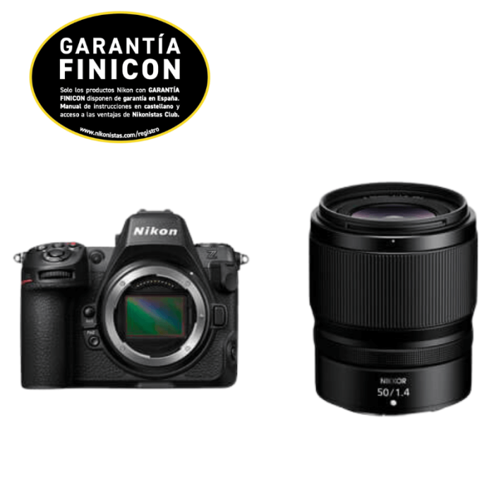 NIKON Z8 + 50MM F/1.4 CÁMARA MIRRORLESS