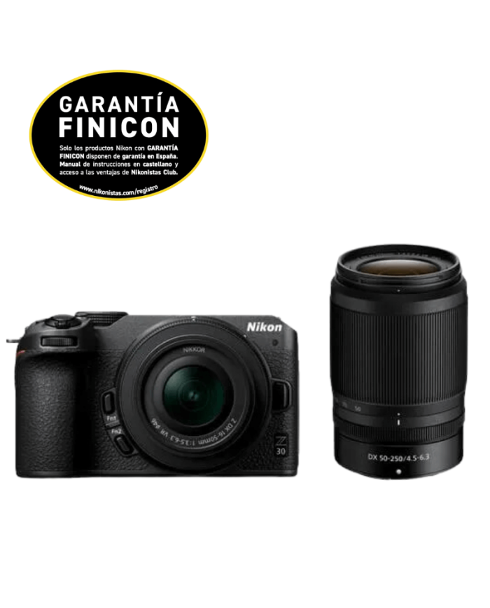 Nikon Z30 con 16-50mm y 50-250mm VR | FotoCineColor