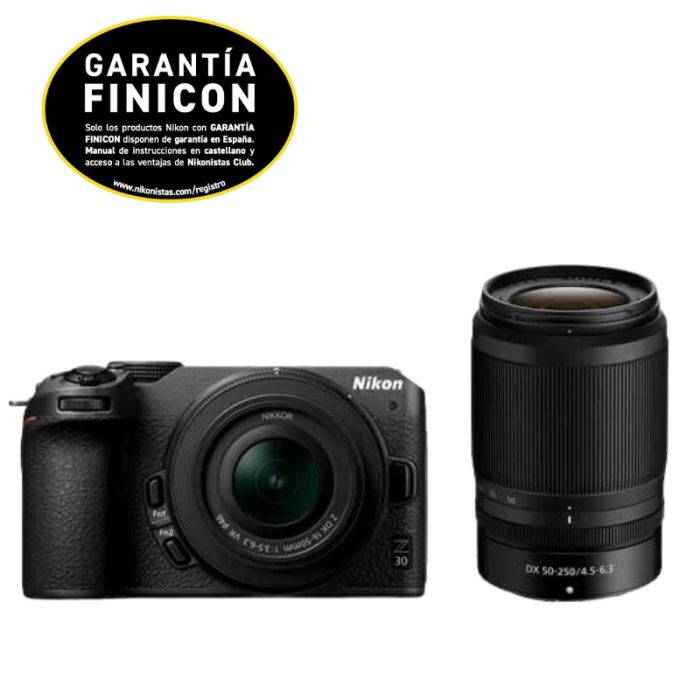 Nikon Z30 con 16-50mm y 50-250mm VR | FotoCineColor