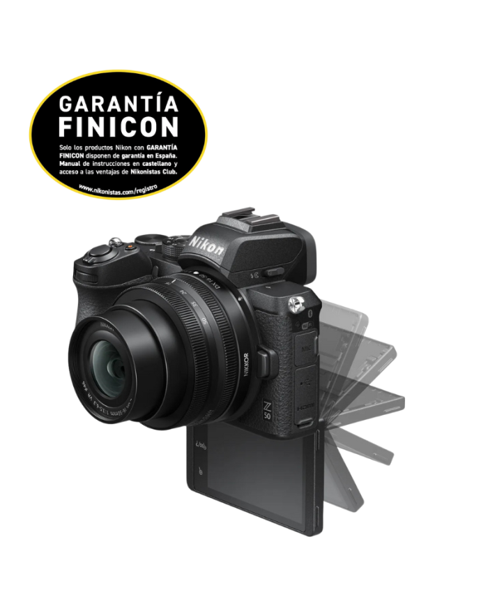 Nikon Z50 + 16-50mm Cámara Mirrorless 4K| FotoCineColor