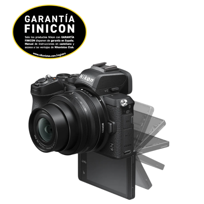 Nikon Z50 + 16-50mm Cámara Mirrorless 4K| FotoCineColor