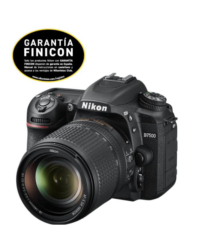 Nikon D7500 DSLR con 18-140mm %separator% %shop-name%