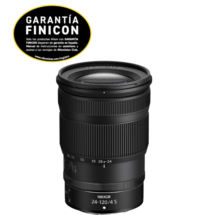 NIKKOR Z 24-120mm f4 S Zoom Profesional Nikon | FotoCineColor