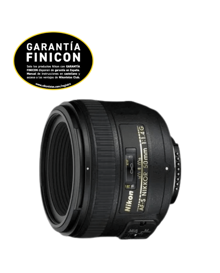 NIKKOR AF-S 50mm f1.4 G Objetivo Luminoso | FotoCineColor