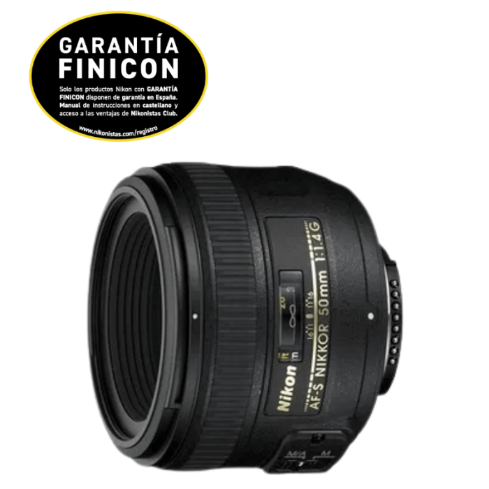 NIKKOR AF-S 50mm f1.4 G Objetivo Luminoso | FotoCineColor