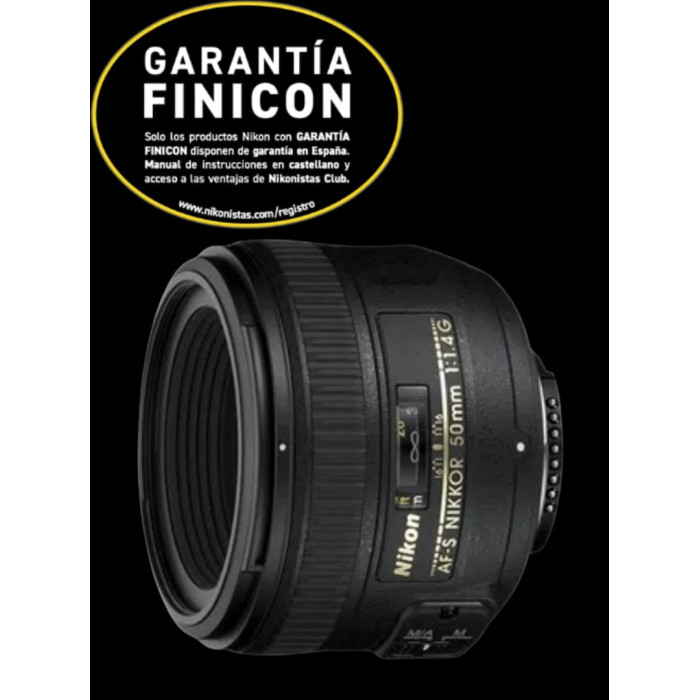 NIKKOR AF-S 50mm f1.4 G Objetivo Luminoso | FotoCineColor