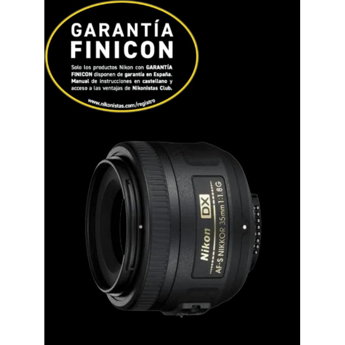 Nikon AF-S DX 35mm f/1.8G Objetivo Fijo | FotoCineColor