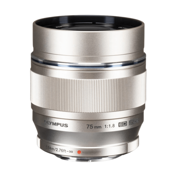 OLYMPUS ZUIKO ED 75mm f1.8 PLATA