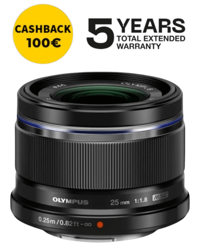 OLYMPUS ZUIKO ED 25mm f1.8 II NEGRO