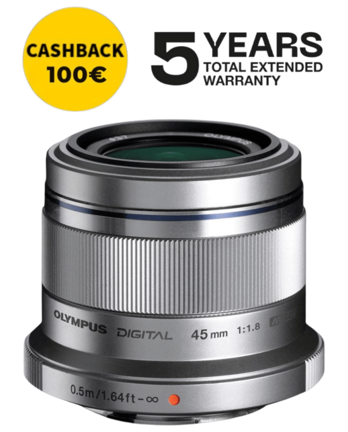 OLYMPUS ZUIKO ED 45mm f1.8 PLATA