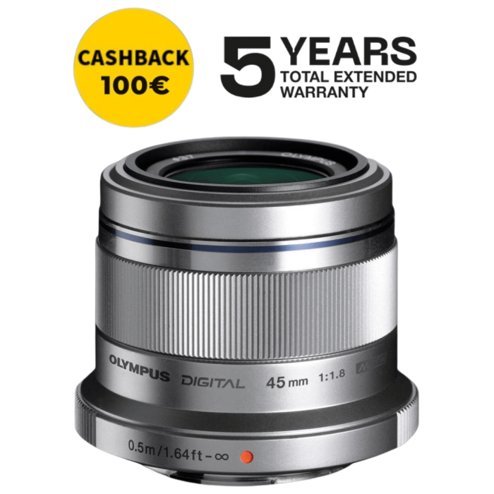 OLYMPUS ZUIKO ED 45mm f1.8 PLATA