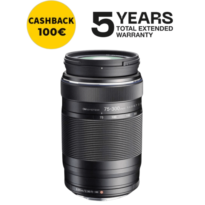 OLYMPUS ZUIKO ED 75‑300mm f4.8‑6.7 II