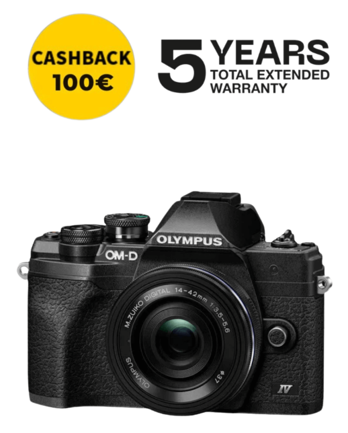 OLYMPUS E-M10 MARK IV + 14-42mm EZ NEGRO