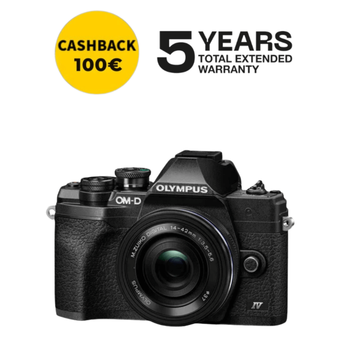 OLYMPUS E-M10 MARK IV + 14-42mm EZ NEGRO