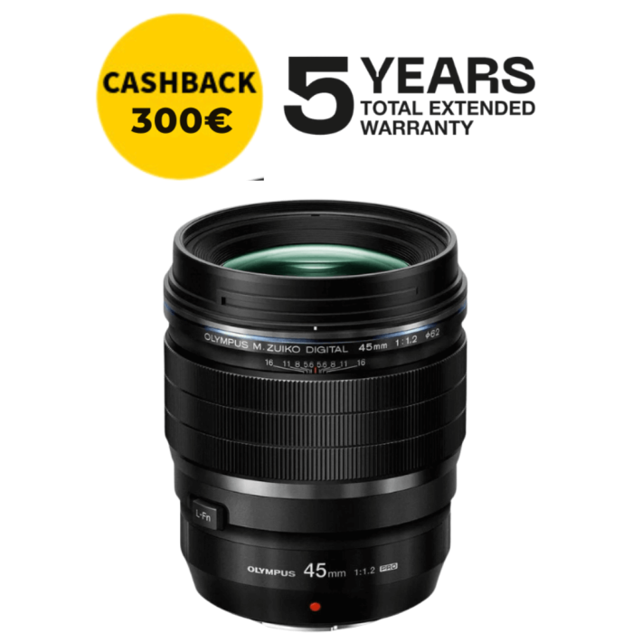 OLYMPUS ZUIKO ED 45mm f1.2 PRO